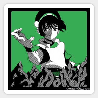 Toph (Avatar: The Last Airbender) Sticker